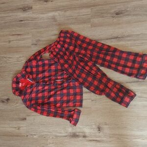 Red and Black Plaid Kids Pajamas